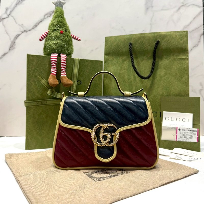 GUCCI  GG Marmont系列迷你手提包-0