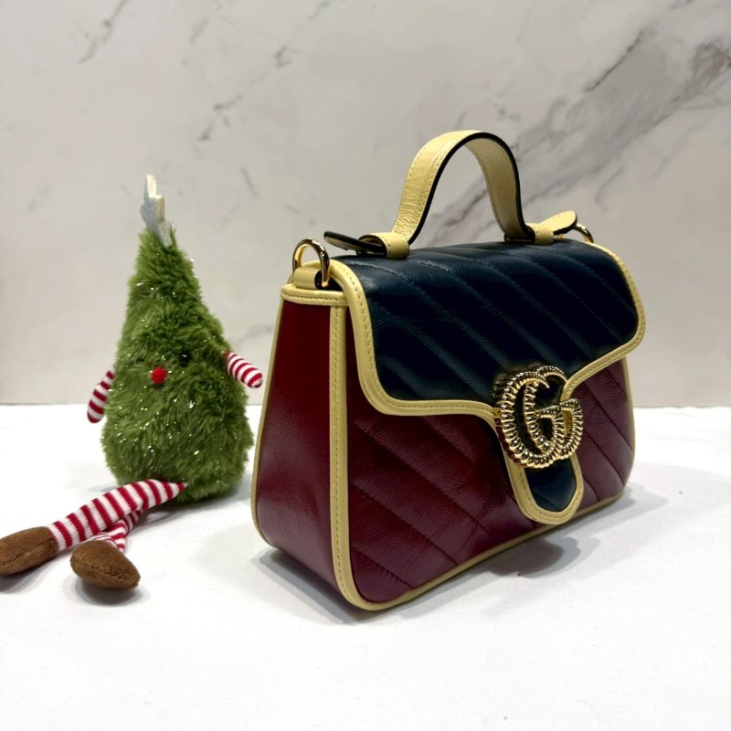 GUCCI  GG Marmont系列迷你手提包-3