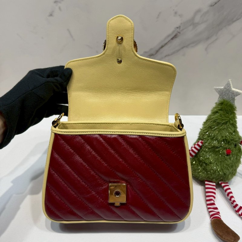 GUCCI  GG Marmont系列迷你手提包-4