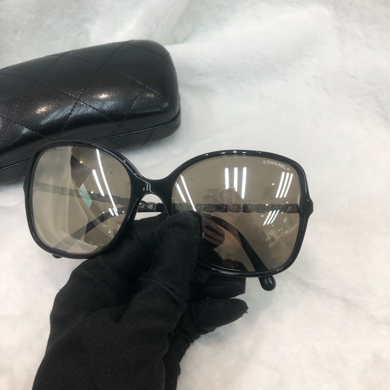 Chanel 銀邊太陽眼鏡 XC023-2