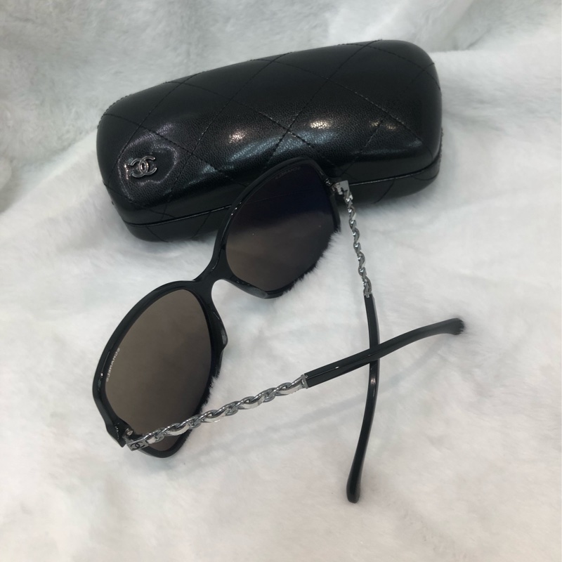 Chanel 銀邊太陽眼鏡 XC023-7