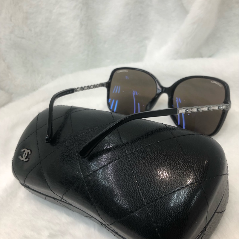 Chanel 銀邊太陽眼鏡 XC023-8