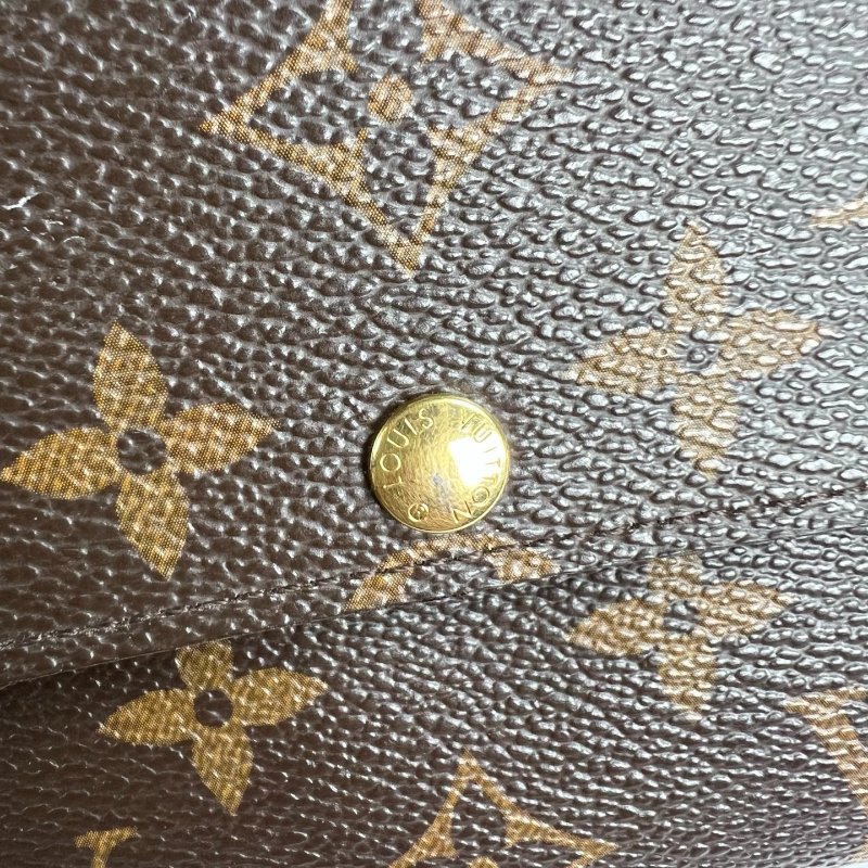 LV M61725  老花信封長夾-9