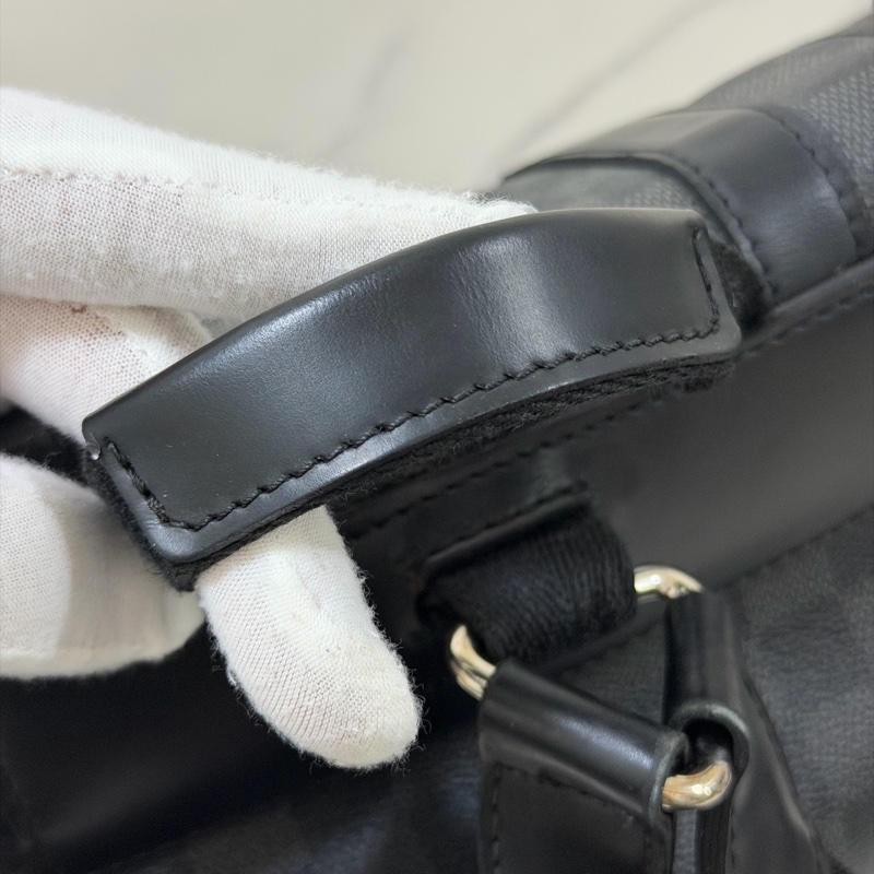 LV棋盤格後背包-6