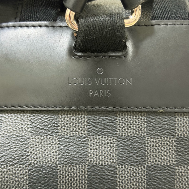 LV棋盤格後背包-18