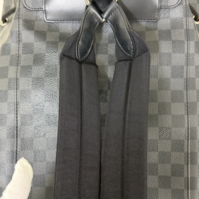 LV棋盤格後背包-27