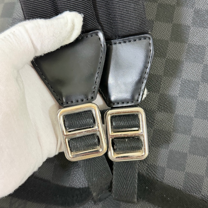 LV棋盤格後背包-31