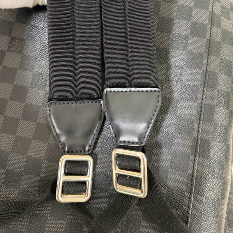 LV棋盤格後背包-32