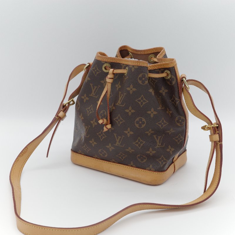 Louis Vuitton 路易威登 Noé BB 經典老花 帆布 單肩包 水桶包-1