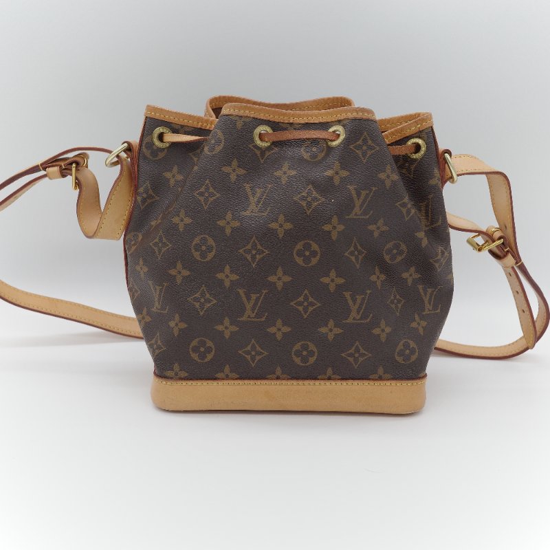 Louis Vuitton 路易威登 Noé BB 經典老花 帆布 單肩包 水桶包-3