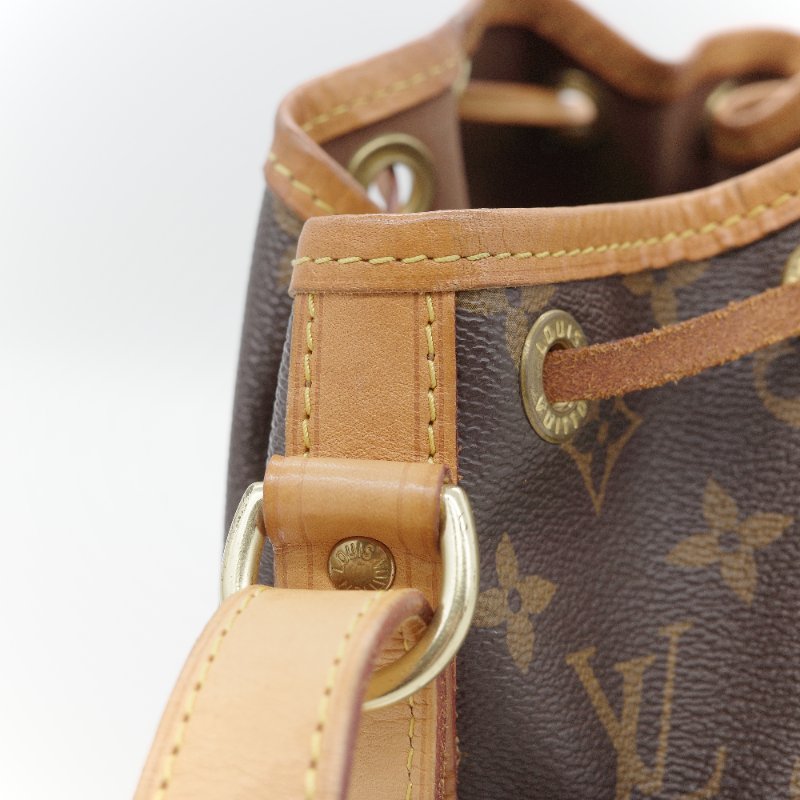 Louis Vuitton 路易威登 Noé BB 經典老花 帆布 單肩包 水桶包-14