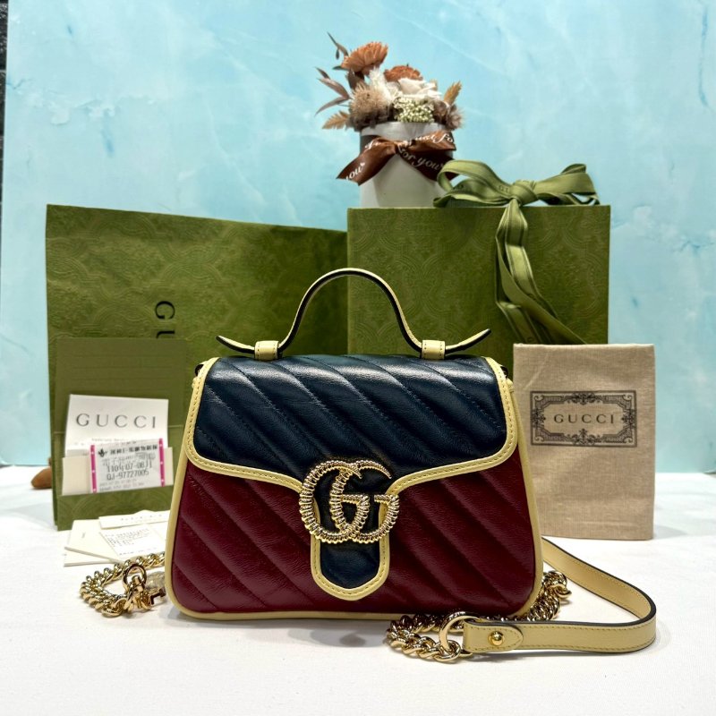 GUCCI  GG Marmont系列迷你手提包-0