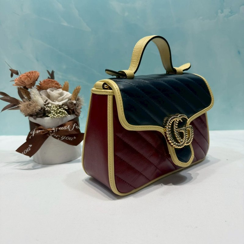 GUCCI  GG Marmont系列迷你手提包-3
