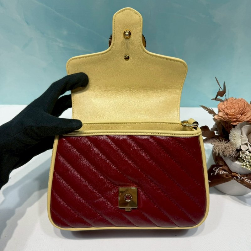 GUCCI  GG Marmont系列迷你手提包-4