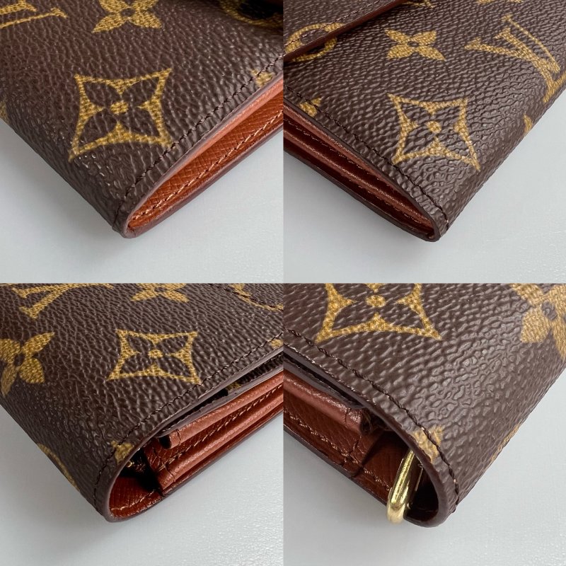 LV M61725 老花信封長夾-12