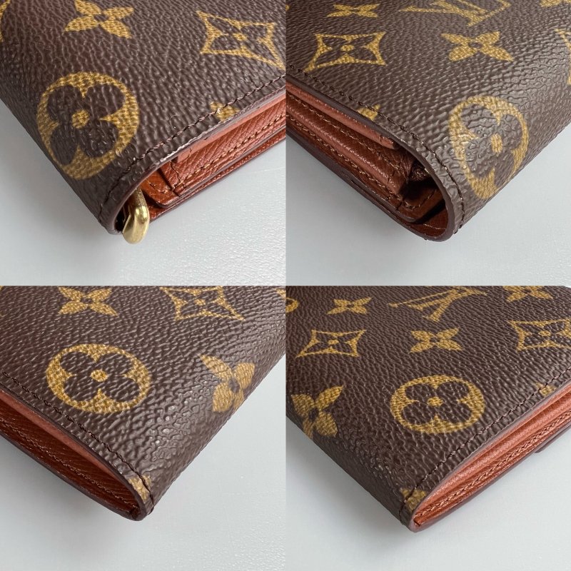 LV M61725 老花信封長夾-13