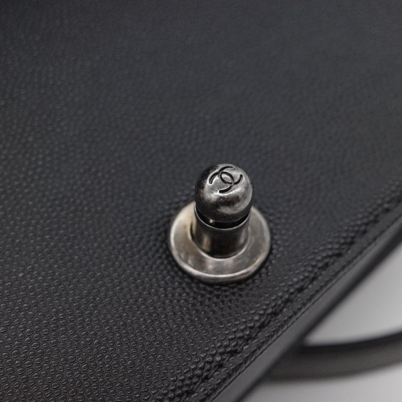 【CP 精選🌟小編推薦】Chanel香奈兒 Boy20 小號 黑色荔枝紋 牛皮 鏈條包 斜背包 單肩包 翻蓋包-16