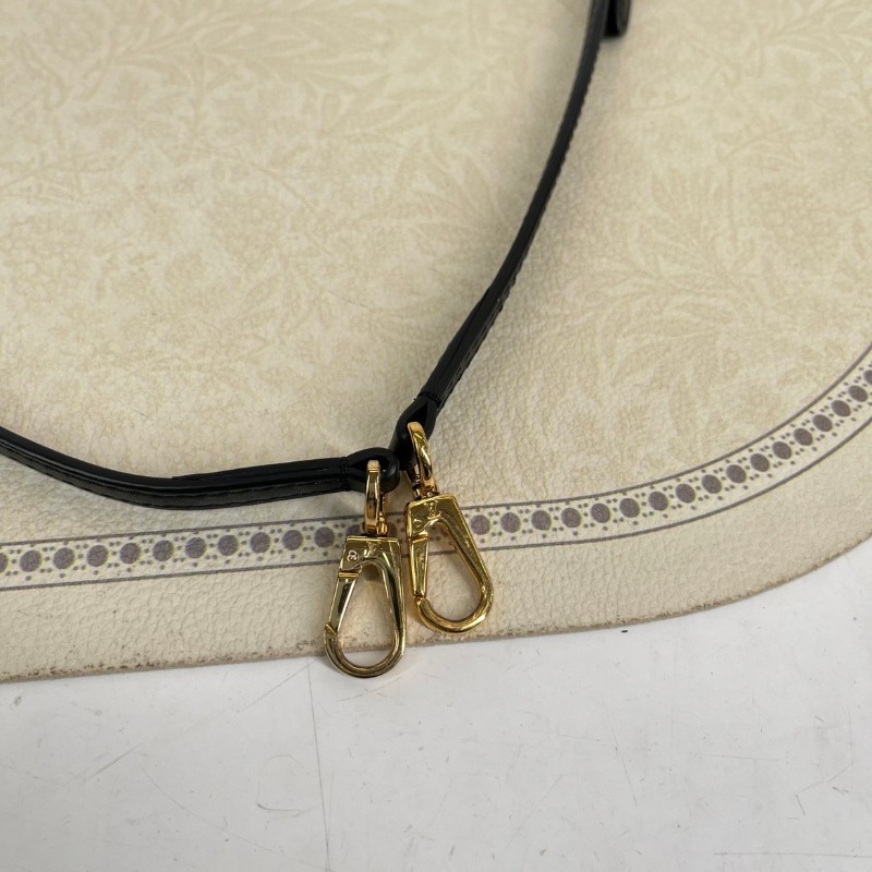 LV路易威登  芯片款 Locky BB金色金屬件鎖頭優雅通勤 經典老花帆布拼牛皮 鎖頭包單肩包斜挎包手提包-25