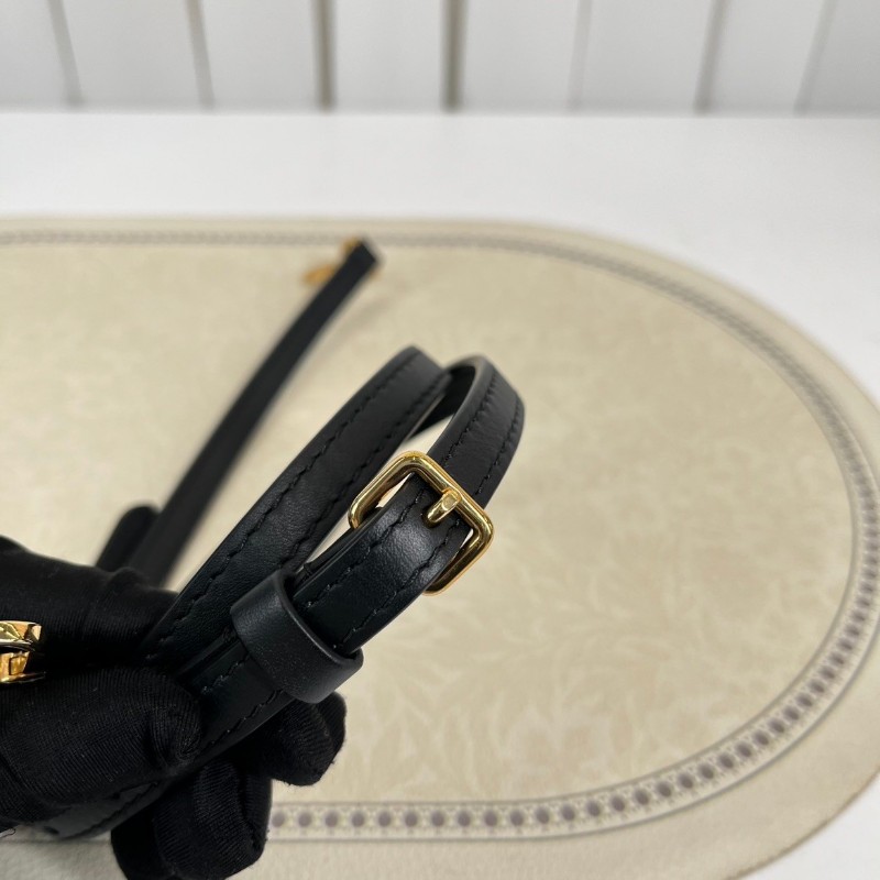 LV路易威登  芯片款 Locky BB金色金屬件鎖頭優雅通勤 經典老花帆布拼牛皮 鎖頭包單肩包斜挎包手提包-26