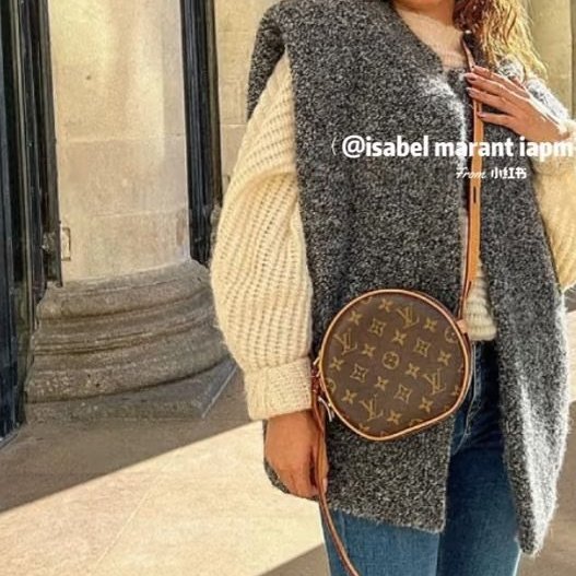 Louis Vuitton - 原花Boite Chapeau Souple軟圓餅包╻PM-2