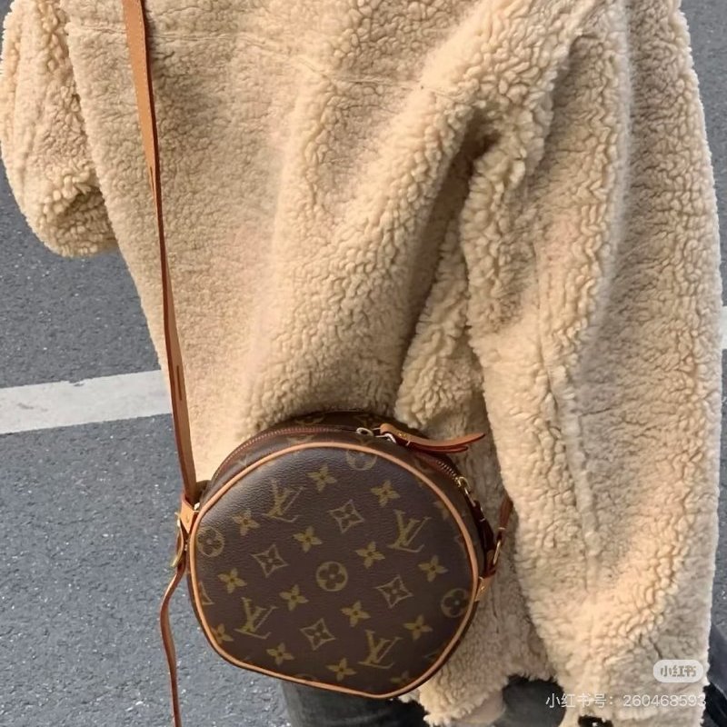 Louis Vuitton - 原花Boite Chapeau Souple軟圓餅包╻PM-6