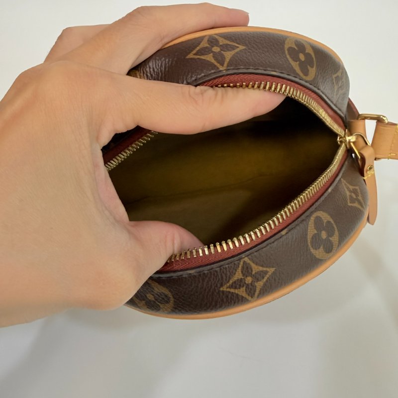 Louis Vuitton - 原花Boite Chapeau Souple軟圓餅包╻PM-12