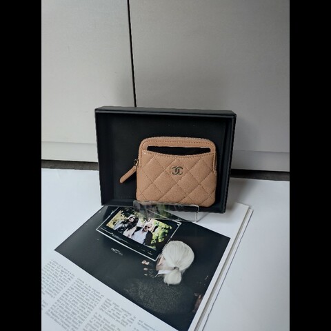 Chanel 駝荔枝皮吐司方小夾