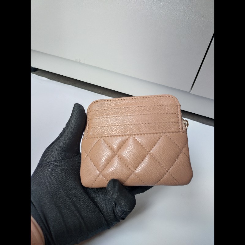 Chanel 駝荔枝皮吐司方小夾-2