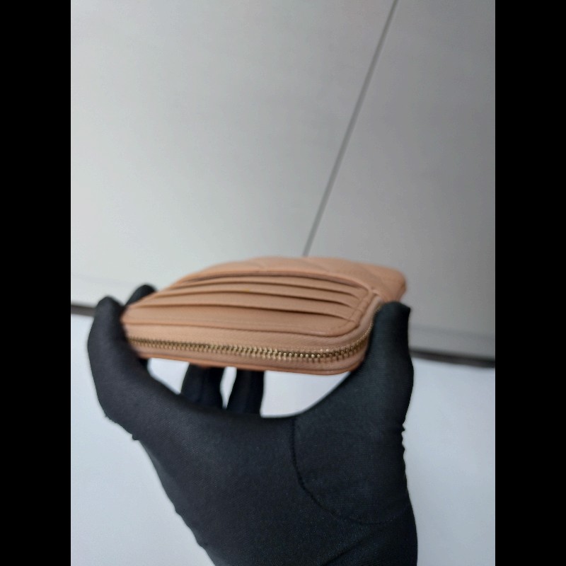 Chanel 駝荔枝皮吐司方小夾-4