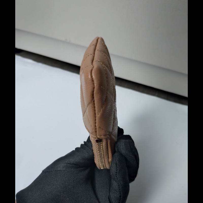 Chanel 駝荔枝皮吐司方小夾-7