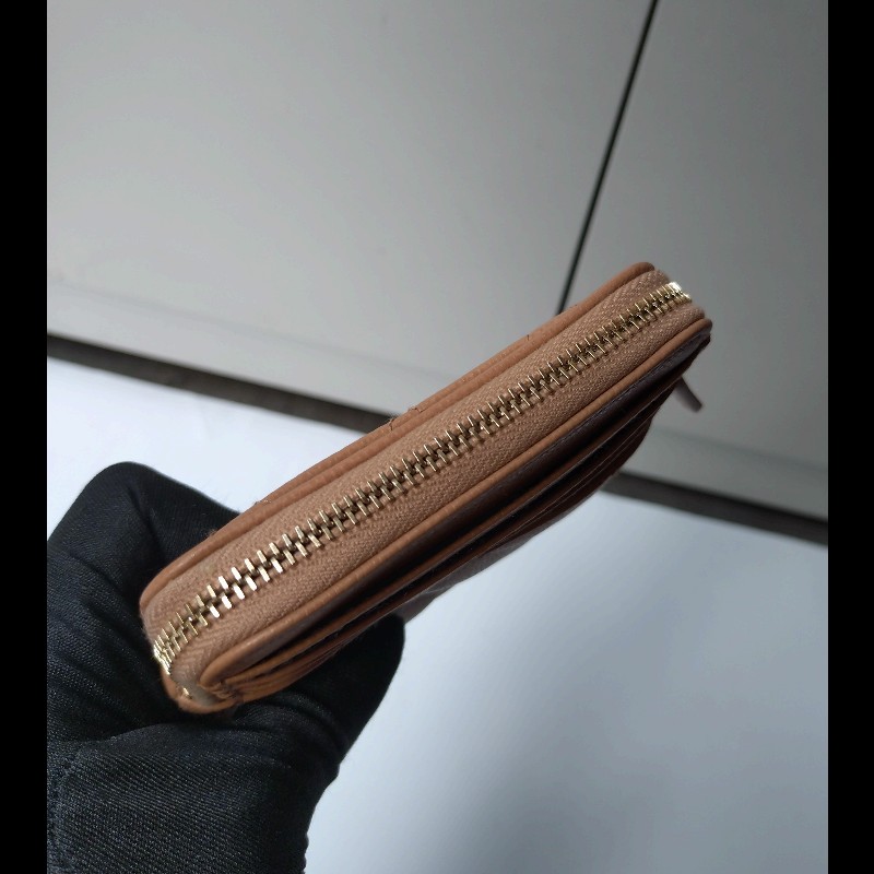 Chanel 駝荔枝皮吐司方小夾-9