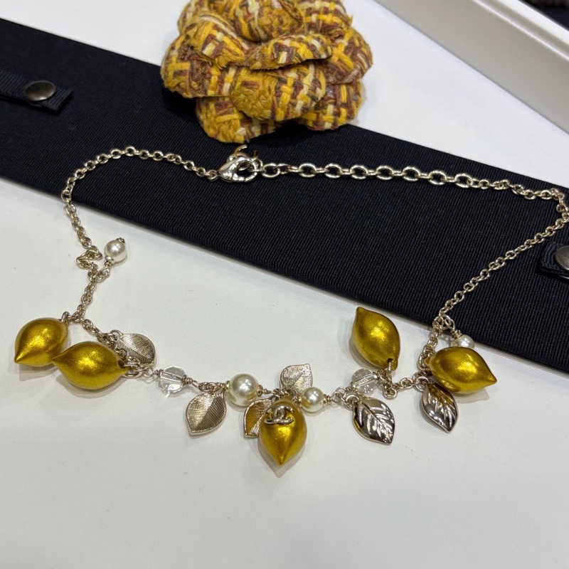 Chanel香奈儿26C春夏限定柠檬项链-0