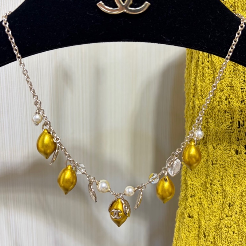 Chanel香奈儿26C春夏限定柠檬项链-1