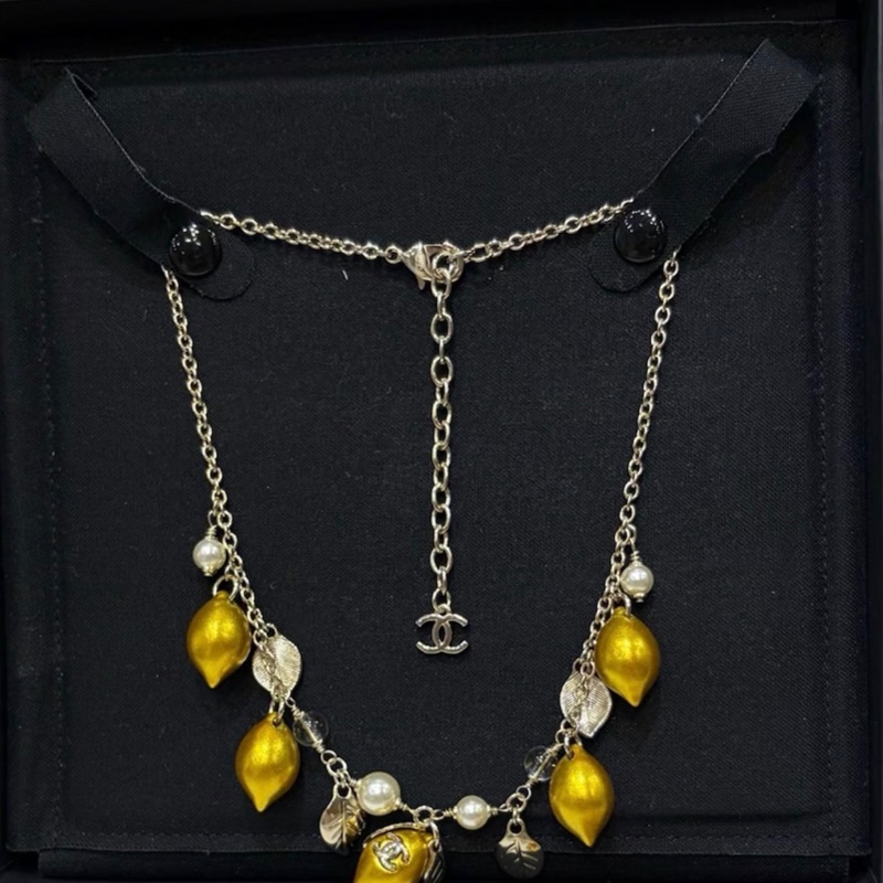 Chanel香奈儿26C春夏限定柠檬项链-3