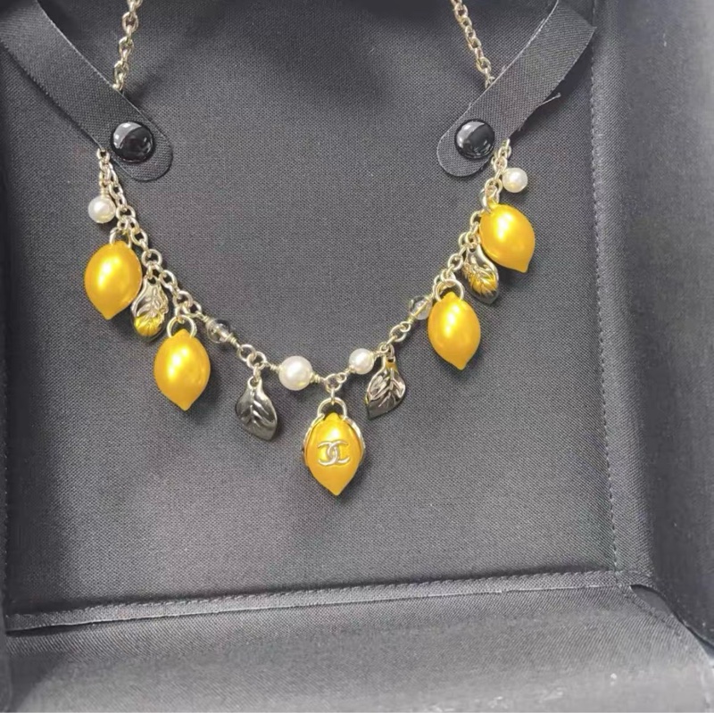 Chanel香奈儿26C春夏限定柠檬项链-4