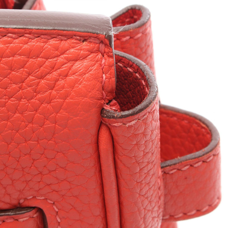 愛馬仕 Birkin 30 手提包 R Taurillon Clemence Rouge pivoine 二手女士 SHW-8