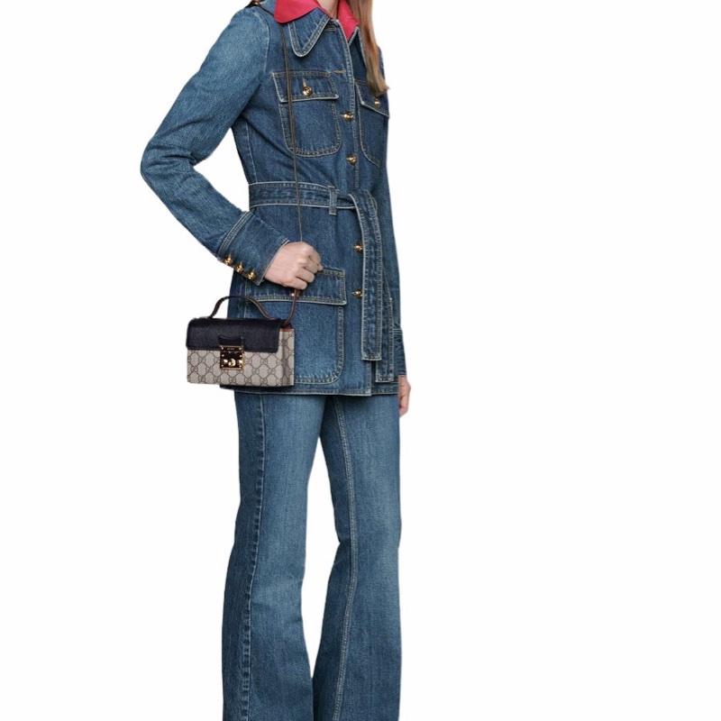 Gucci 女士 Padlock系列迷你手袋均碼碼MINI、18cm*5cm*10cm-4