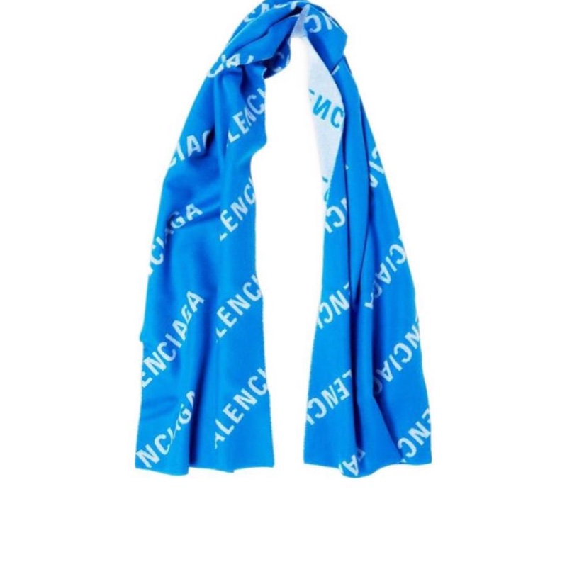 Balenciaga 女士 徽標圍巾 195 X 45 CM-0