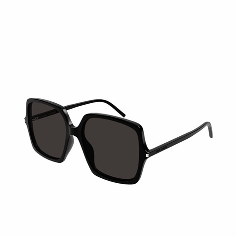 Saint Laurent 女士 徽標太陽鏡57碼橋寬: 1.7cm; 鏡腿長: 14.5cm; 鏡片直徑: 5.7cm
