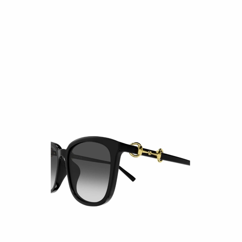 Gucci 女士 幾何框太陽鏡56碼橋寬: 1.9cm; 鏡腿長: 14.5cm; 鏡片直徑: 5.6cm-2