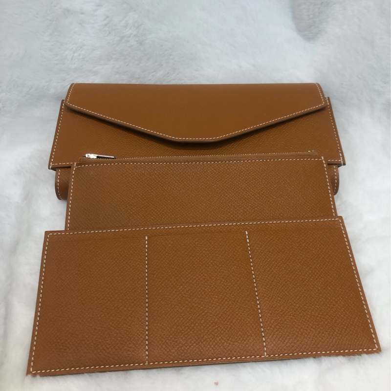 Hermes 蕉糖棕 3合1 長夾 XB811-14