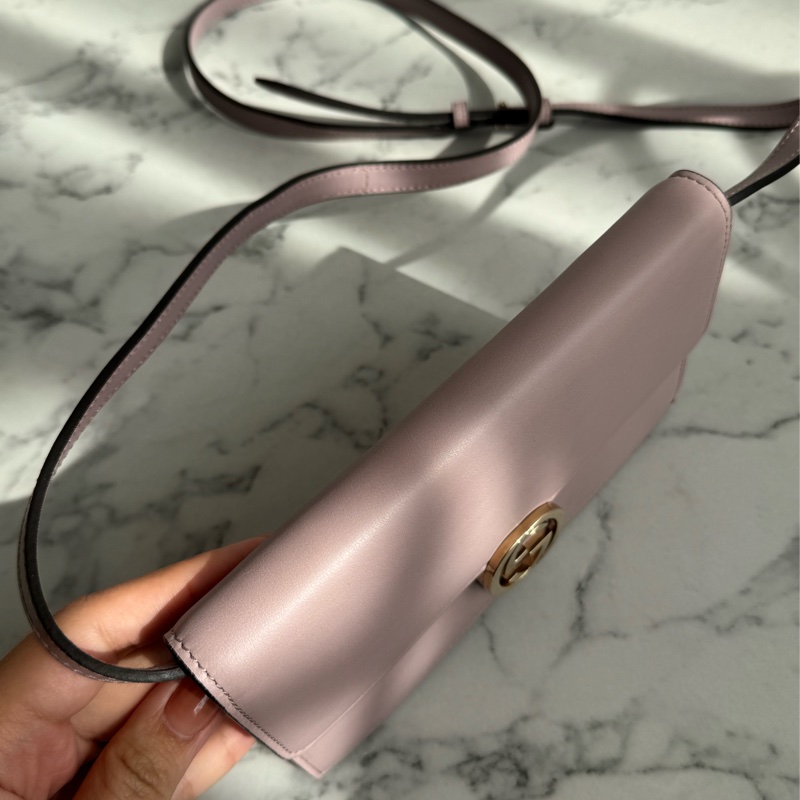 Gucci粉紫色淡金雙G woc  超甜割愛🫶🫶-2