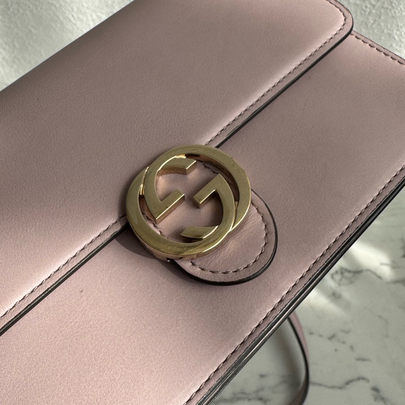 Gucci粉紫色淡金雙G woc  超甜割愛🫶🫶-9