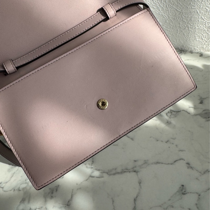 Gucci粉紫色淡金雙G woc  超甜割愛🫶🫶-12