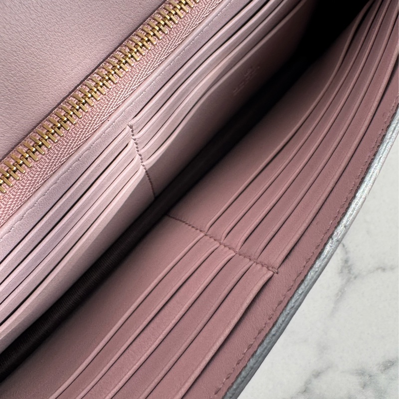 Gucci粉紫色淡金雙G woc  超甜割愛🫶🫶-17