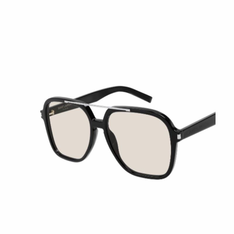 Saint Laurent 女士 徽標太陽鏡58 均碼碼橋寬: 1.6cm; 鏡腿長: 14.5cm; 鏡片直徑: 5.8cm-3