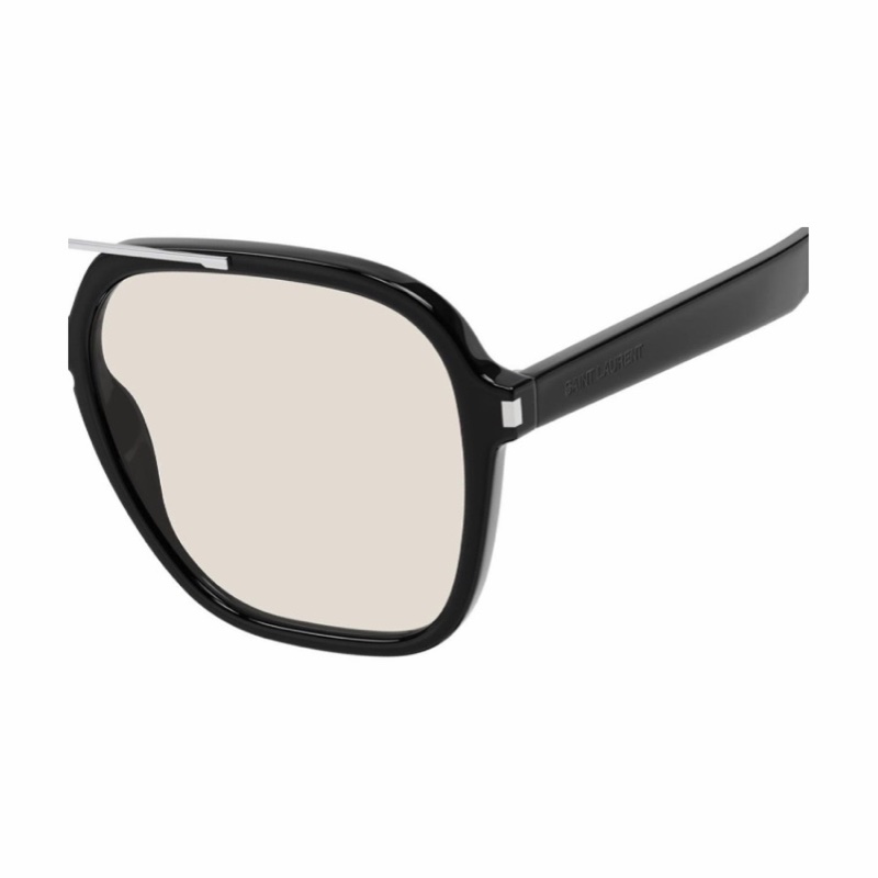 Saint Laurent 女士 徽標太陽鏡58 均碼碼橋寬: 1.6cm; 鏡腿長: 14.5cm; 鏡片直徑: 5.8cm-4