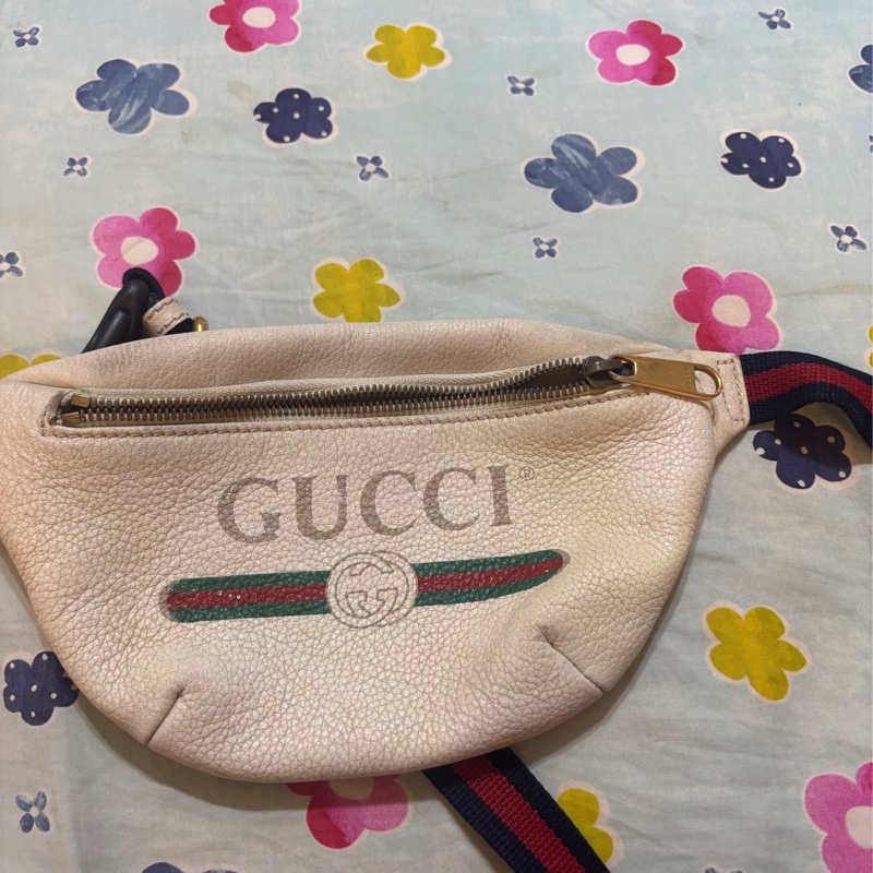 Gucci 腰包小號 牛皮 綠紅-6