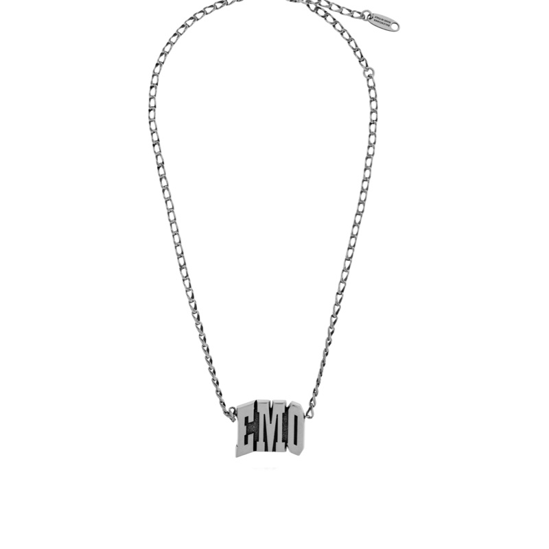 Balenciaga 男女同款 3個字母EMO項鍊均碼碼-3