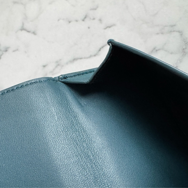 BV藍綠色雙曾釦式短夾 超好用🫶🫶-17